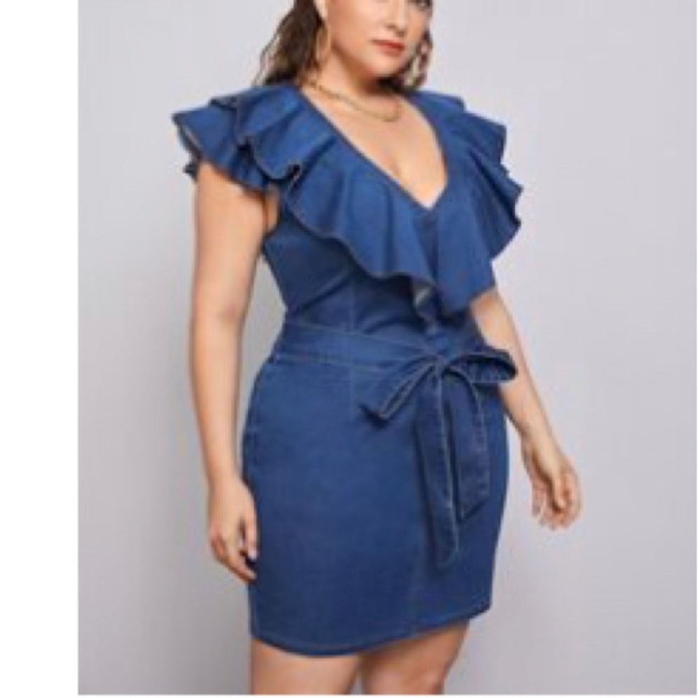 SHEIN Denim Dress - Picture 1 of 1